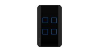 Hogar Controls - Prima 4-Touch Switch - Black and Black