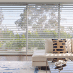 Hunter Douglas Silhouette ClearView with PowerView -Mystere, Living