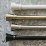 Flute Finials (Matte White, Dark Brass, Satin Nickel, Black Matte)