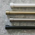 Round Finials (Matte White, Dark Brass, Satin Nickel, Black Matte)