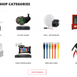 AlarMax E-Commerce Site - Shop Categories