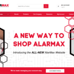 AlarMax E-Commerce Site - Home Page